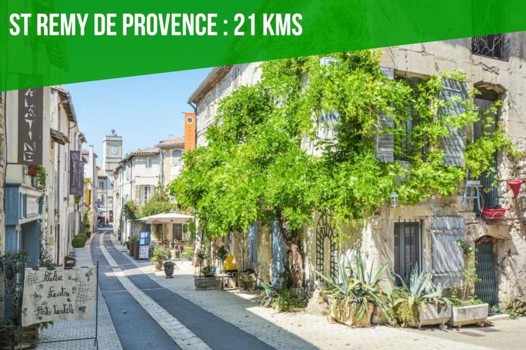 Appartement La Glycine - Parking Gratuit - Ac Clim - Cour Prive - à Villeneuve-lès-Avignon Extérieur photo